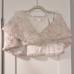 Eliza J Faux Fur Wrap